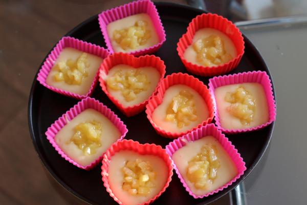 рецепт кексов с начинкой из ананаса